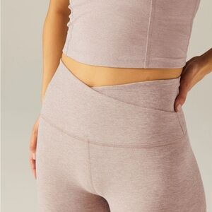 Spacedye At Your Leisure High Waisted Midi Legging Sand